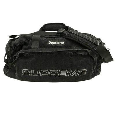 Supreme シュプリーム 25aw Denim Duffle Bag ブラック デニム ボストン バッグ ブラック系【中古】