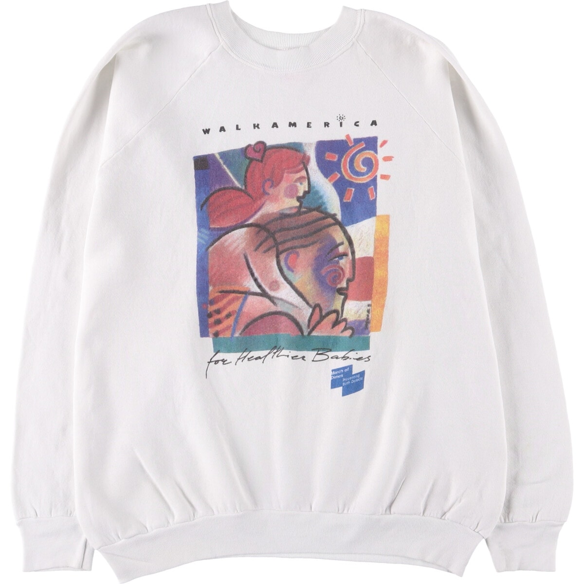 古着 90年代 フルーツオブザルーム FRUIT OF THE LOOM プリントスウェットシャツ トレーナー USA製 メンズXL相当 ヴィンテージ/eaa589768