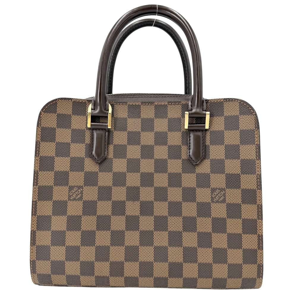 LOUIS VUITTON ルイヴィトン ハンドバッグ トリアナ N51155 ダミエキャンバス    ブラウン 茶 ゴールド金具 レディース【中古品】