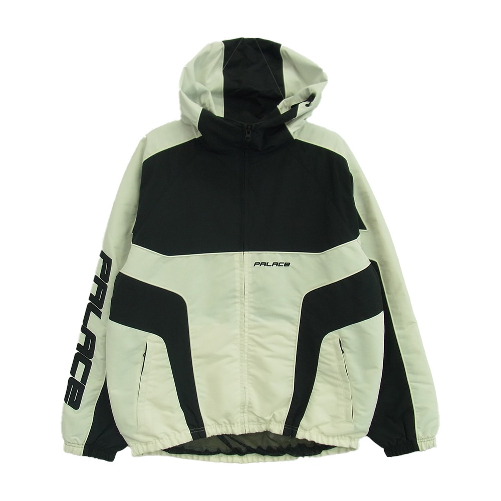 PALACE Piped Hooded Shell Jacket "Black"