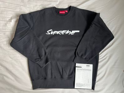 Supreme Futura Logo Crewneck "Black"