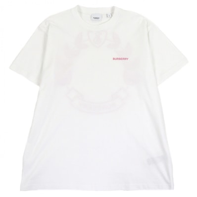 極美品 バーバリー 半袖Tシャツ ホワイト メンズ S 8071691