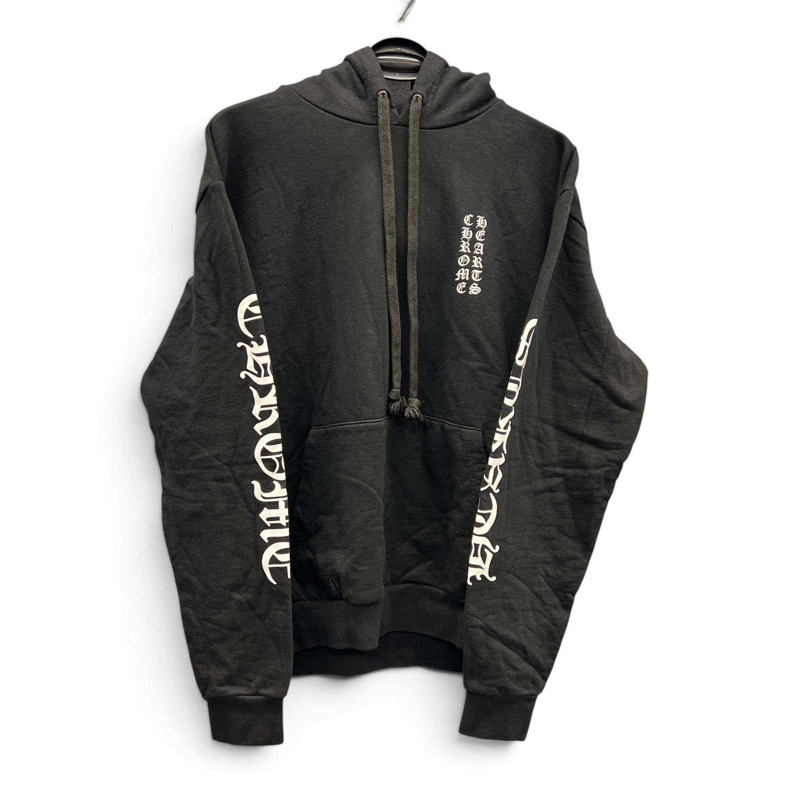 Chrome Hearts 1988 Vertical Logo Pullover Hoodie "Black"