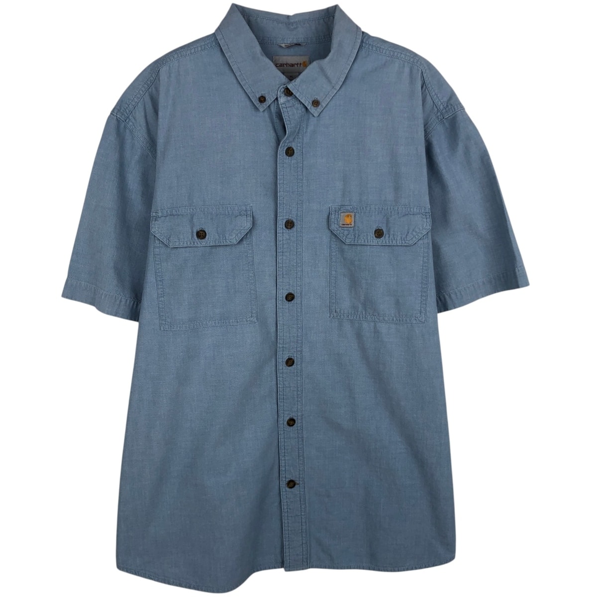 古着 カーハート Carhartt RELAXED FIT 半袖 ワークシャツ メンズXL相当/eaa477529