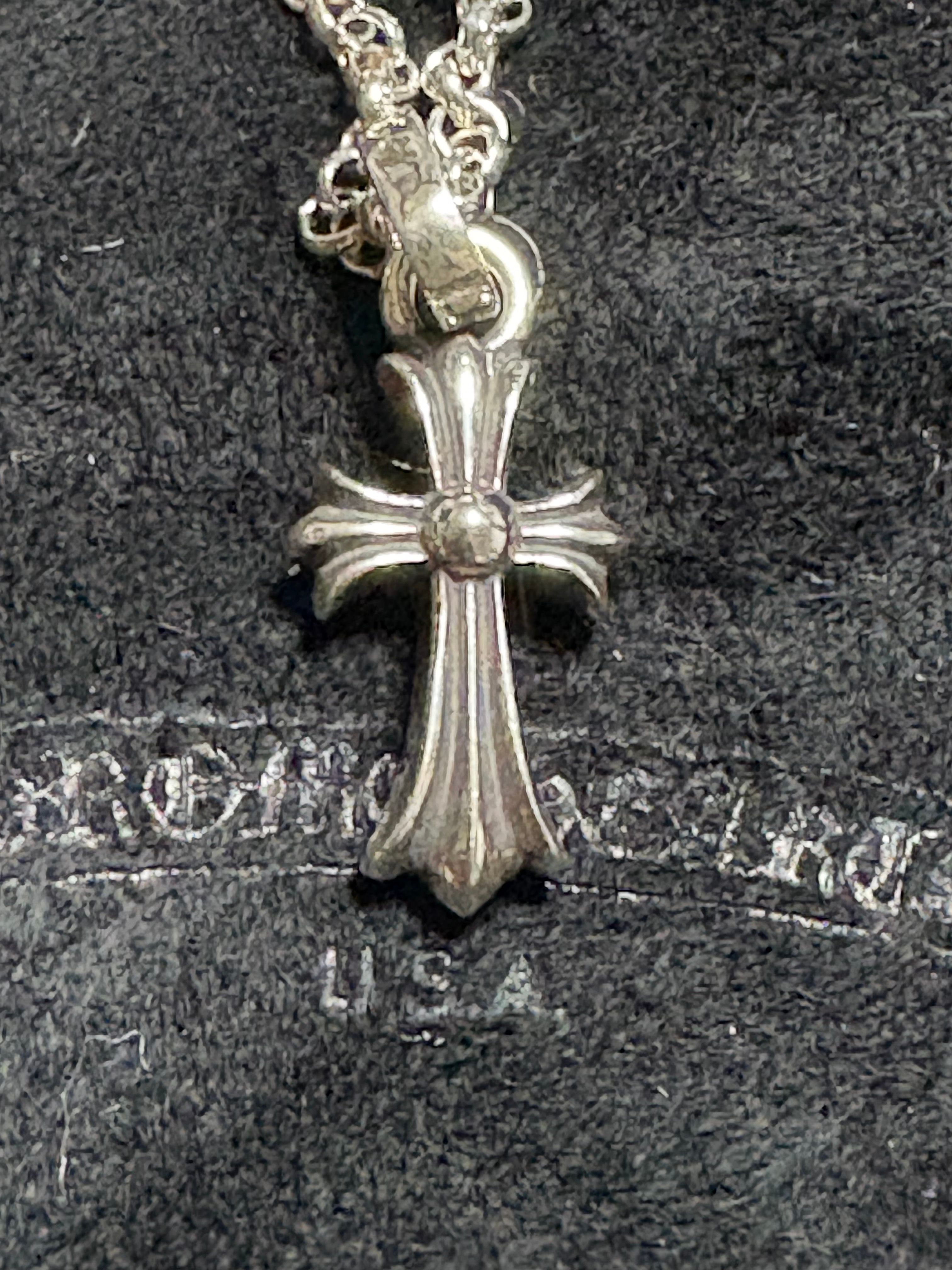 Chrome Hearts CH Cross Baby Fat Charm "Silver"