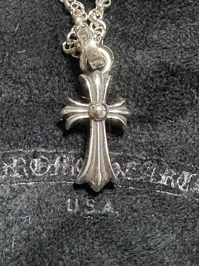 Chrome Hearts CH Cross Baby Fat Charm "Silver"