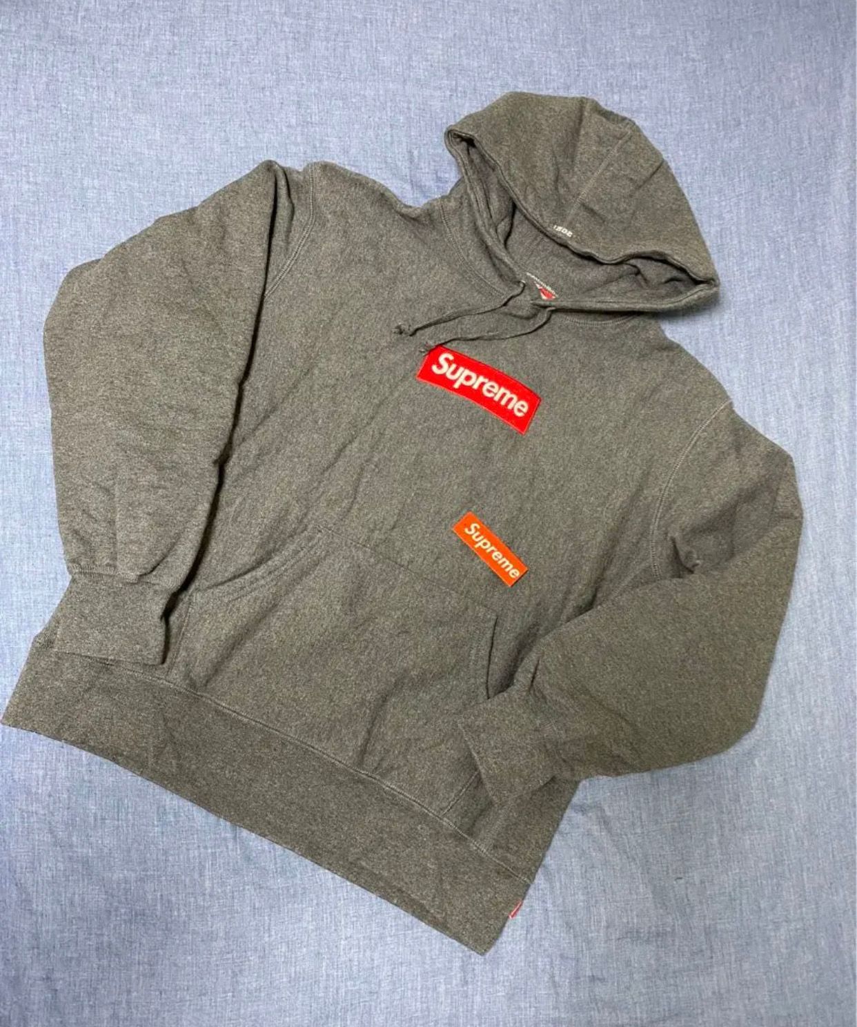Supreme Box Logo Hooded Sweatshirt "Charcoal" (21FW)
