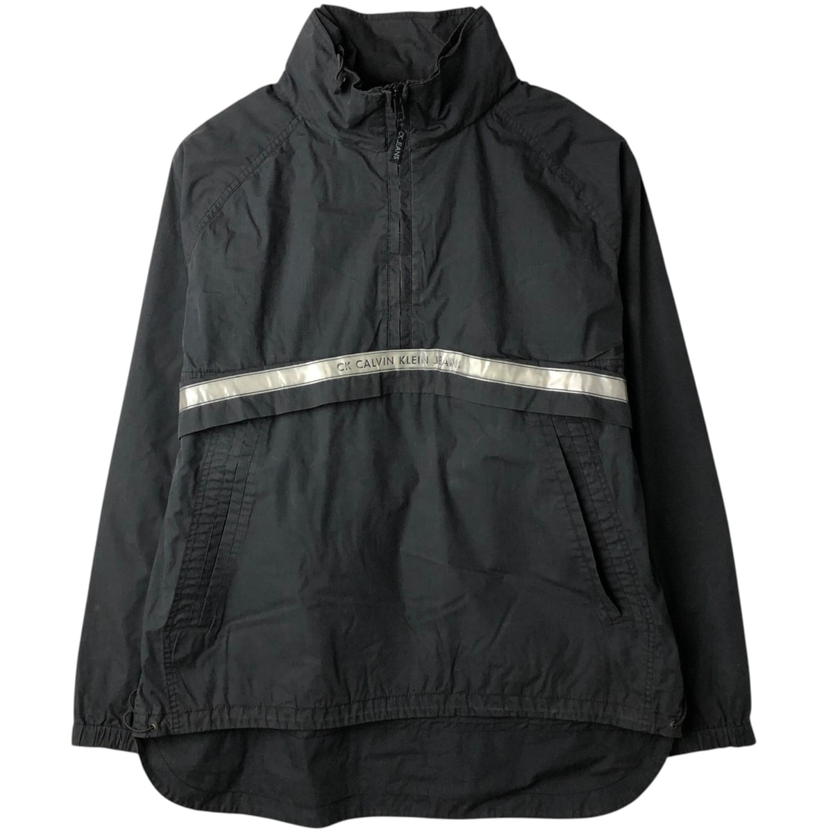 古着 90年代 カルバンクライン Calvin klein JEANS ハーフジップ アノラックパーカー メンズL相当/eaa619920