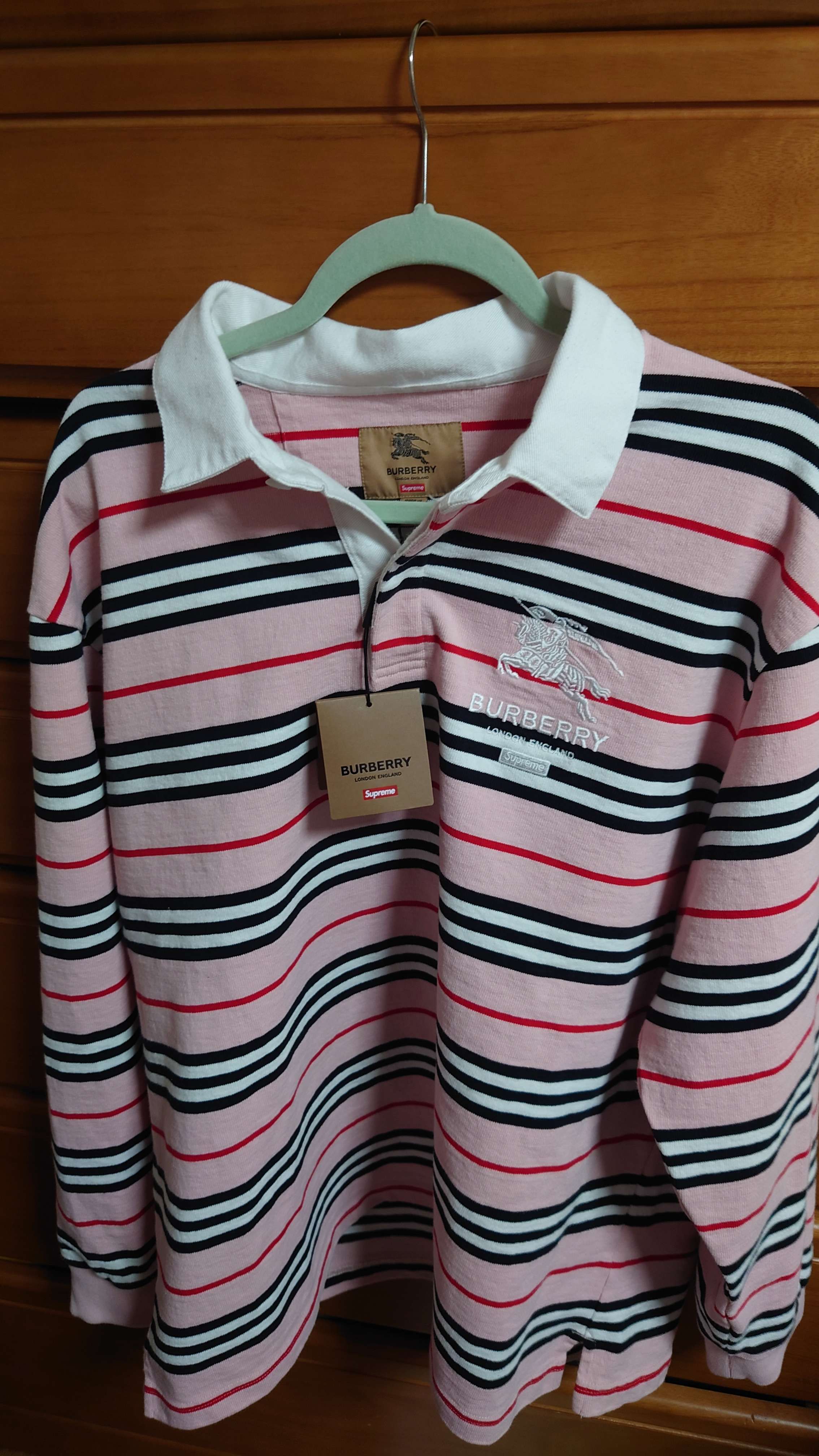 Supreme / Burberry Rugby "Pink"