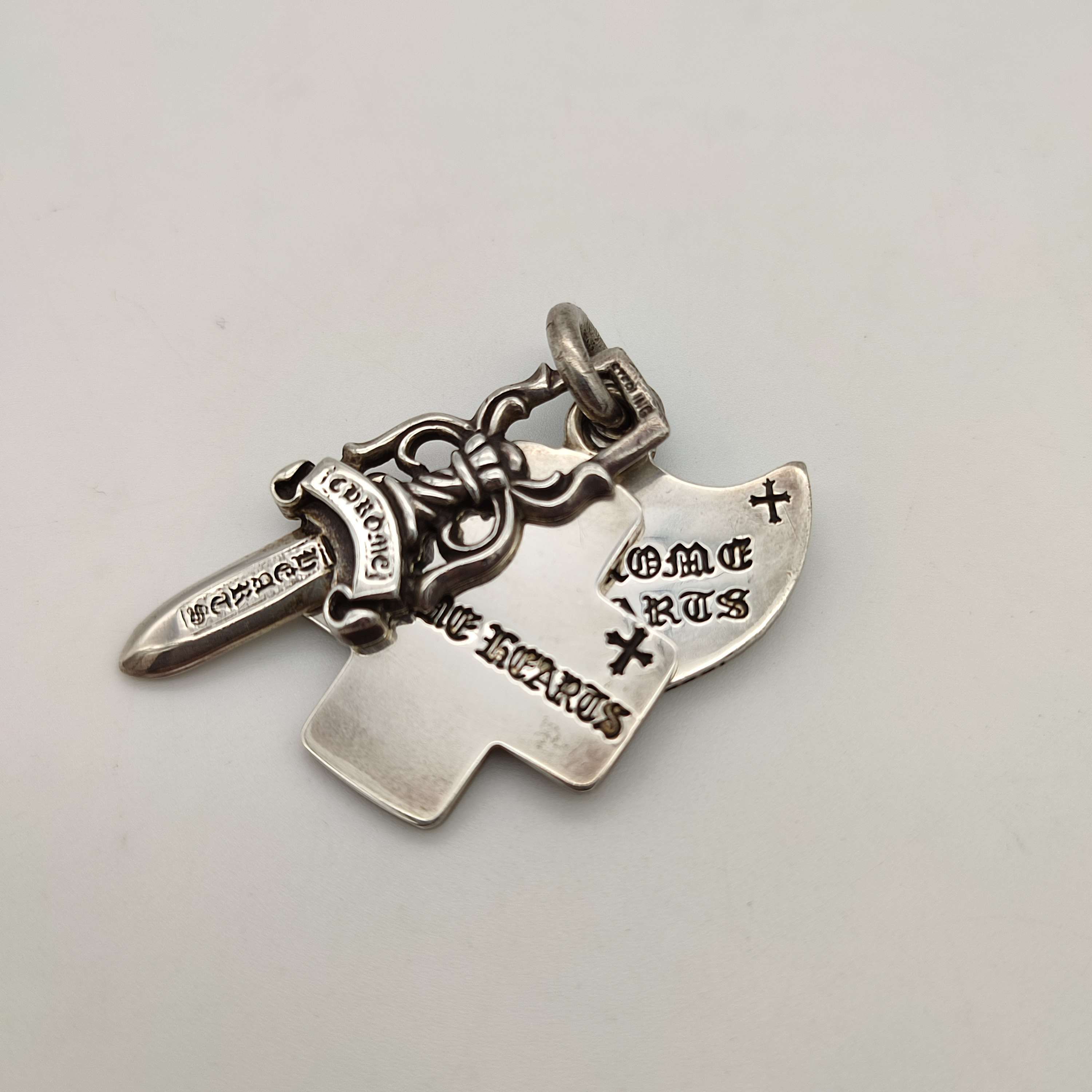 Chrome Hearts 3 Trinket Pendant "Silver"