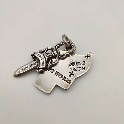 Chrome Hearts 3 Trinket Pendant "Silver"
