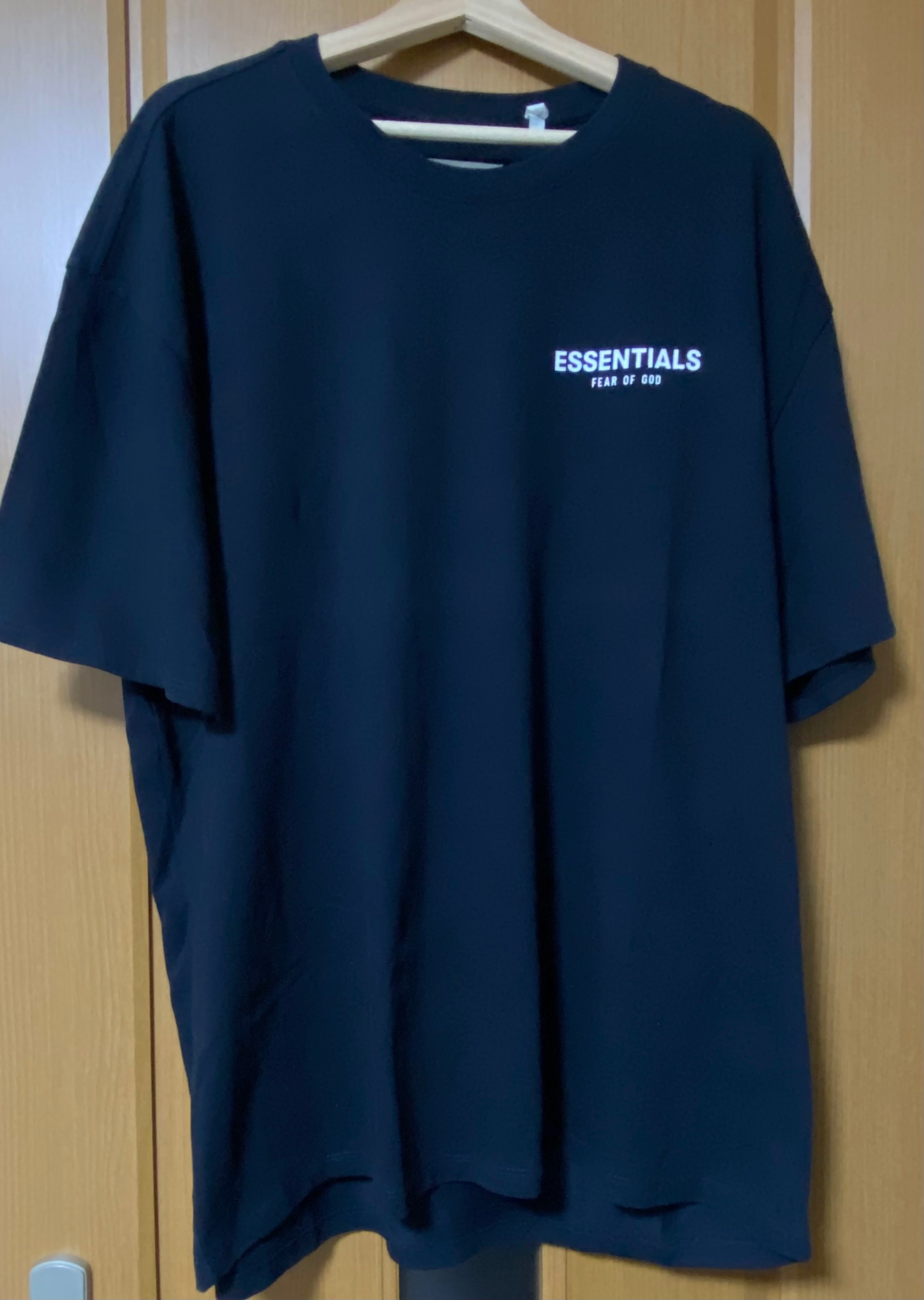 FEAR OF GOD Essentials Boxy Logo T-shirt "Black"