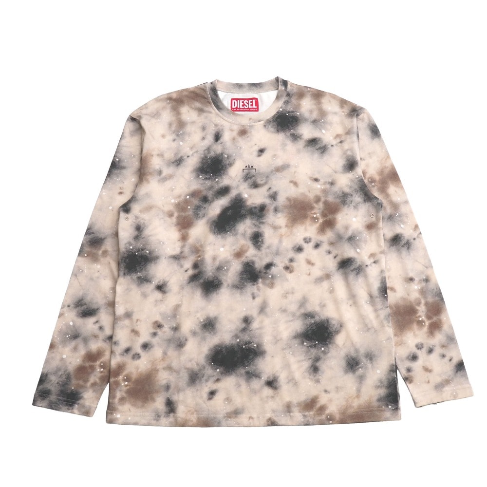 ■未使用品■DIESEL ディーゼル レッドタグ 長袖Tシャツ サイズL A-COLD-WALL ACW カットソー STAIN PRINT ロンT 20260828/RB0701