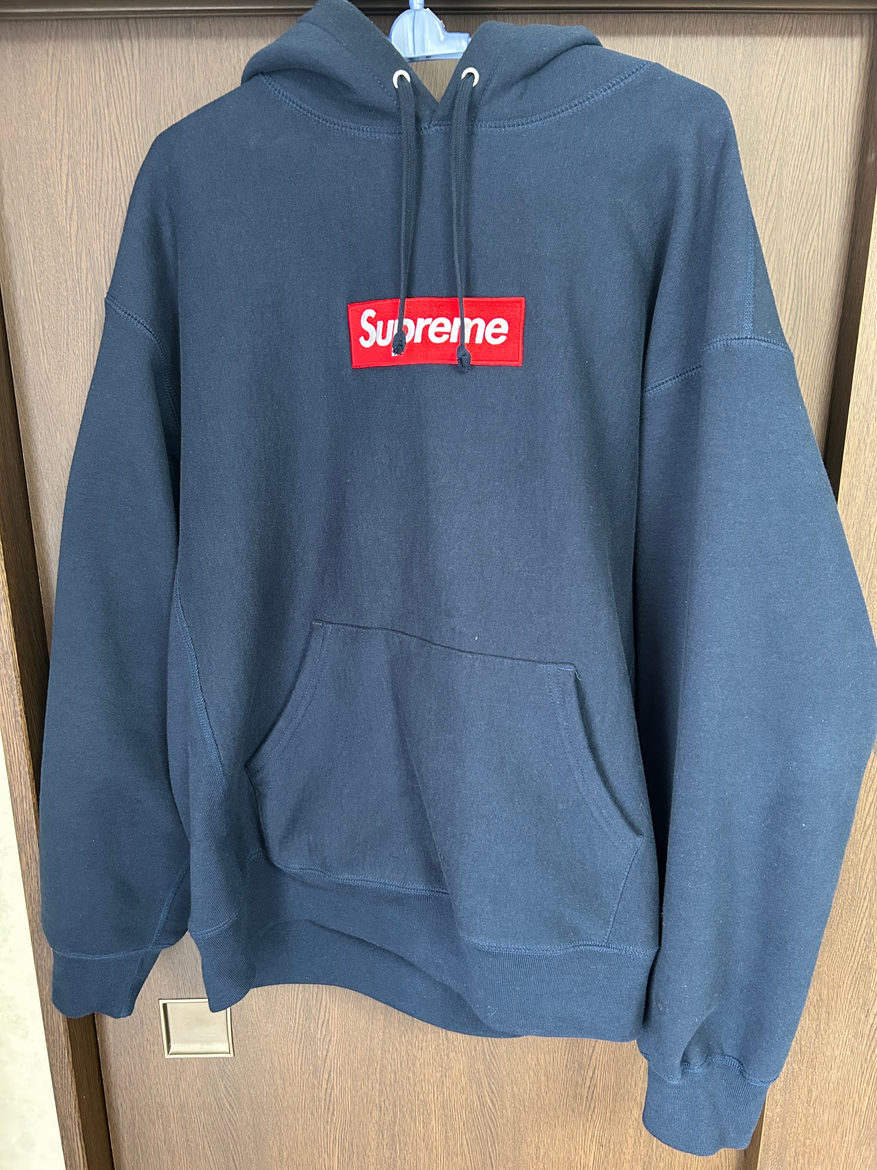 Supreme Box Logo Hooded Sweatshirt "Navy" (24FW)