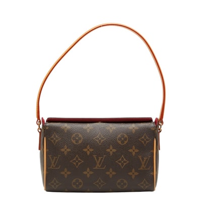ルイ ヴィトン モノグラム レシタル ハンドバッグ M51900 ブラウン PVC レザー レディース LOUIS VUITTON 【中古】