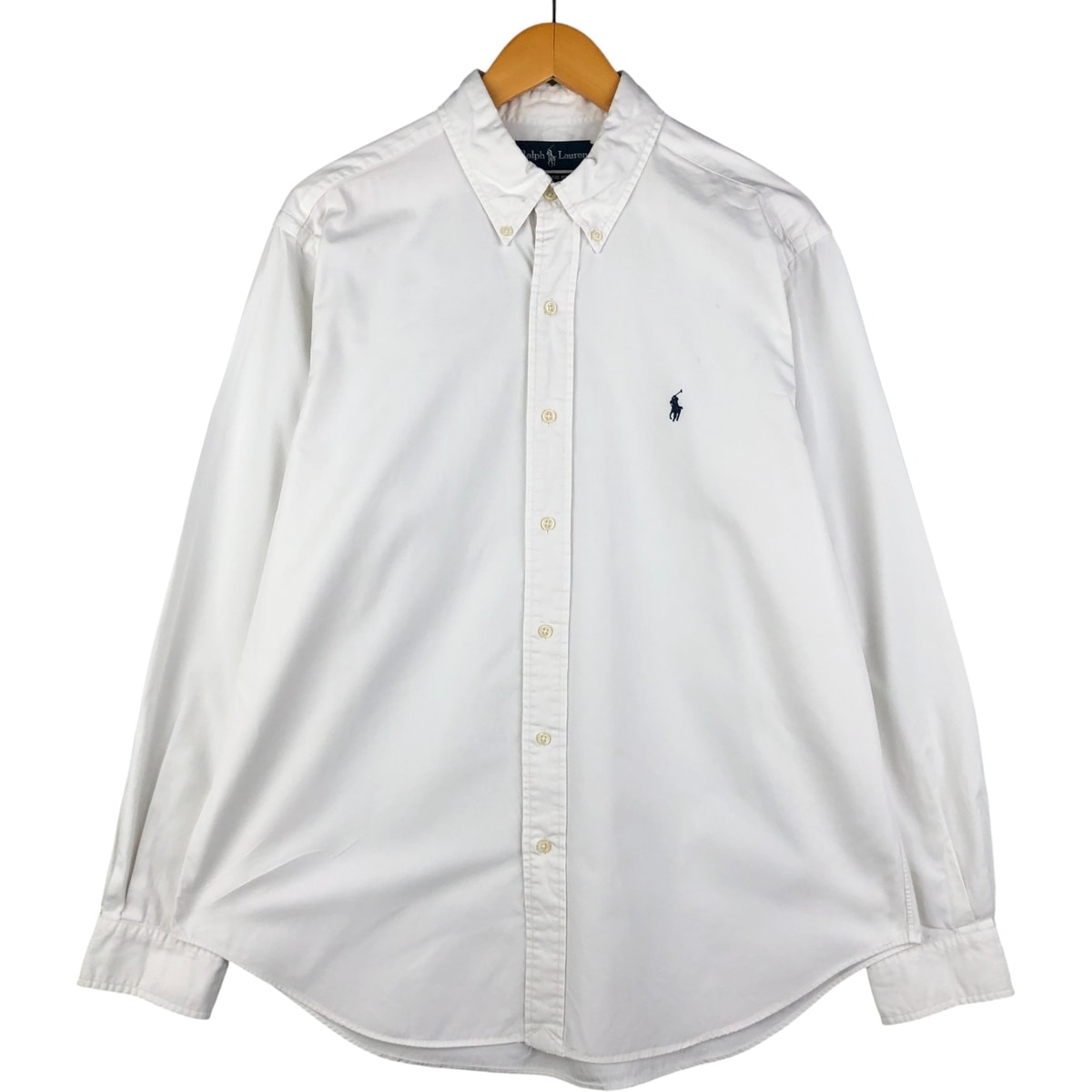 古着 ラルフローレン Ralph Lauren CLASSIC FIT クラシックフィット 長袖 ボタンダウンシャツ メンズL相当/eaa592794