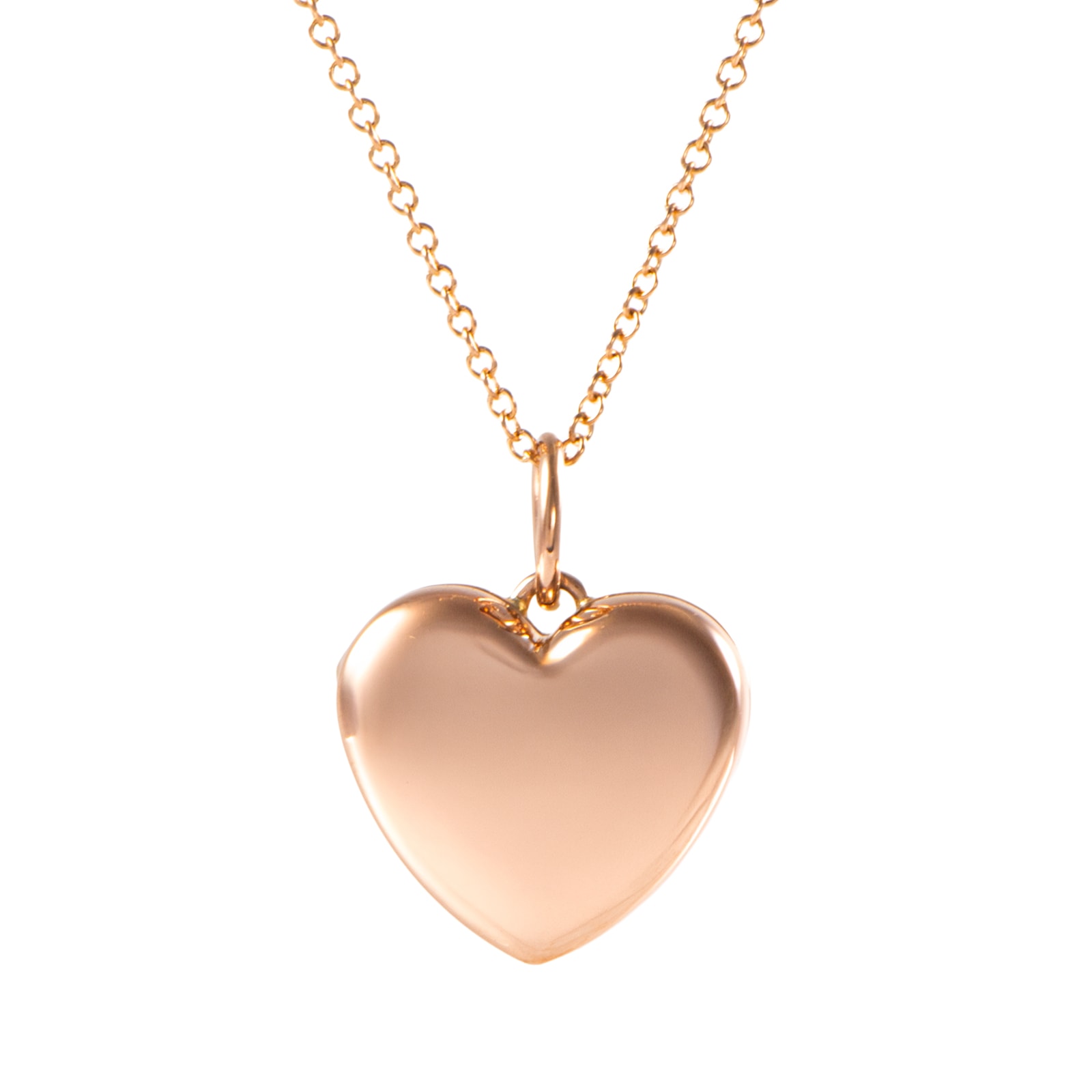 TIFFANY&Co. ティファニー ハート ロケット ネックレス ペンダント K18PG ピンク ゴールド【中古】