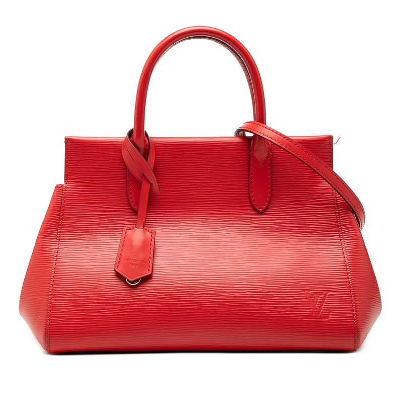 ルイ ヴィトン エピ マルリーBB ハンドバッグ ショルダーバッグ2WAY M41378 カスティリアンレッド レザー レディース LOUIS VUITTON 【中古】