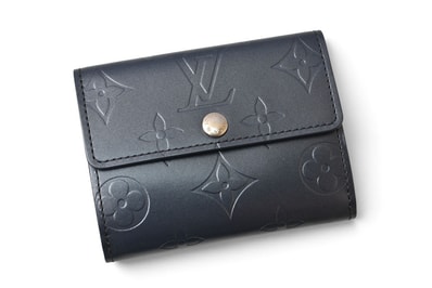 ルイヴィトン コインケース/カードケース LOUIS VUITTON ラドロー M65125 モノグラムマット ブルー【中古】
