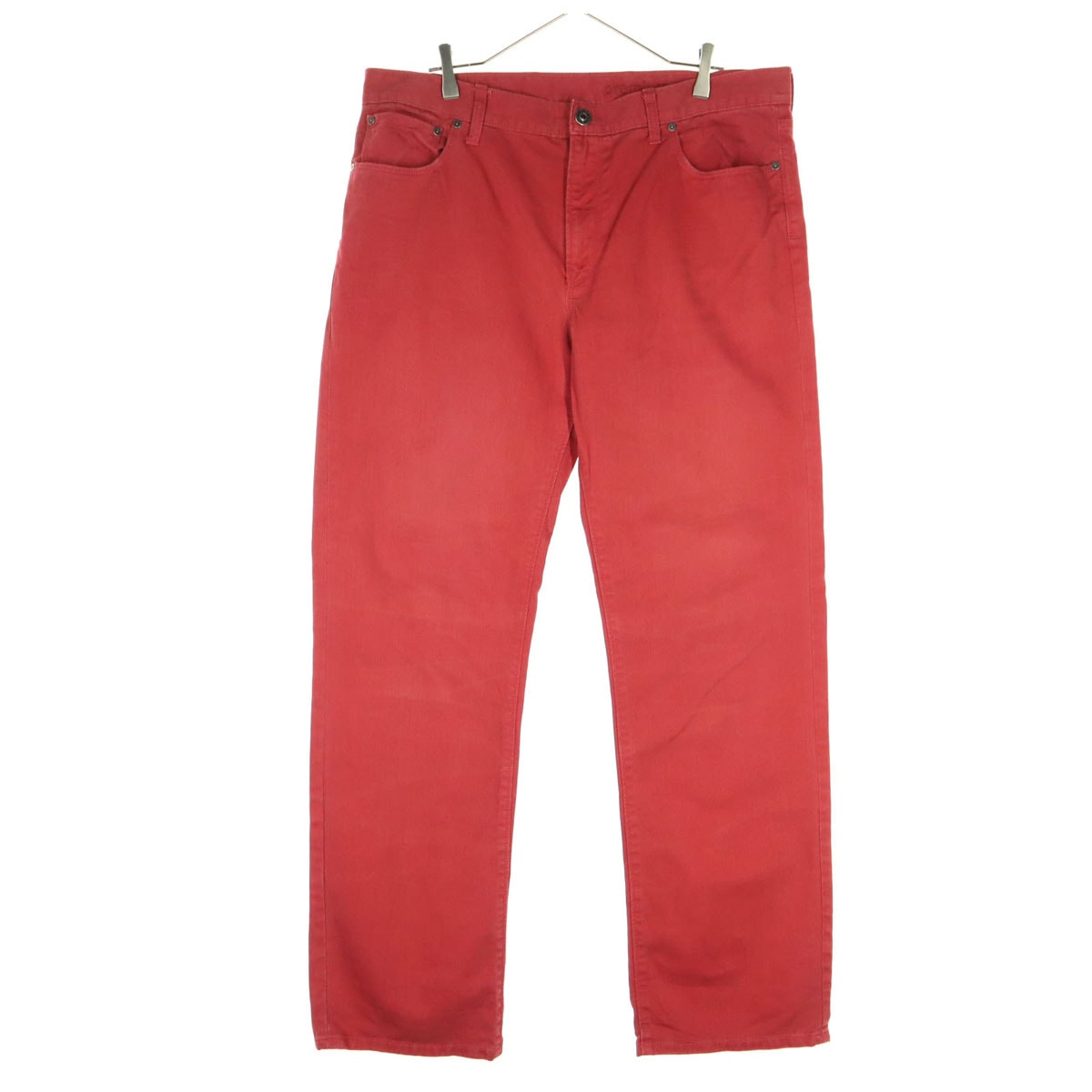 GAP ギャップ カラー ストレートデニムパンツ w36 レッド
