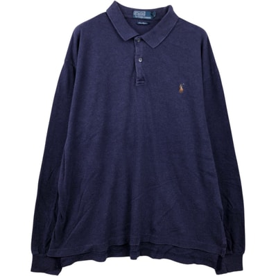 古着 ラルフローレン Ralph Lauren POLO by Ralph Lauren 長袖 ポロシャツメンズXL相当/eaa652832