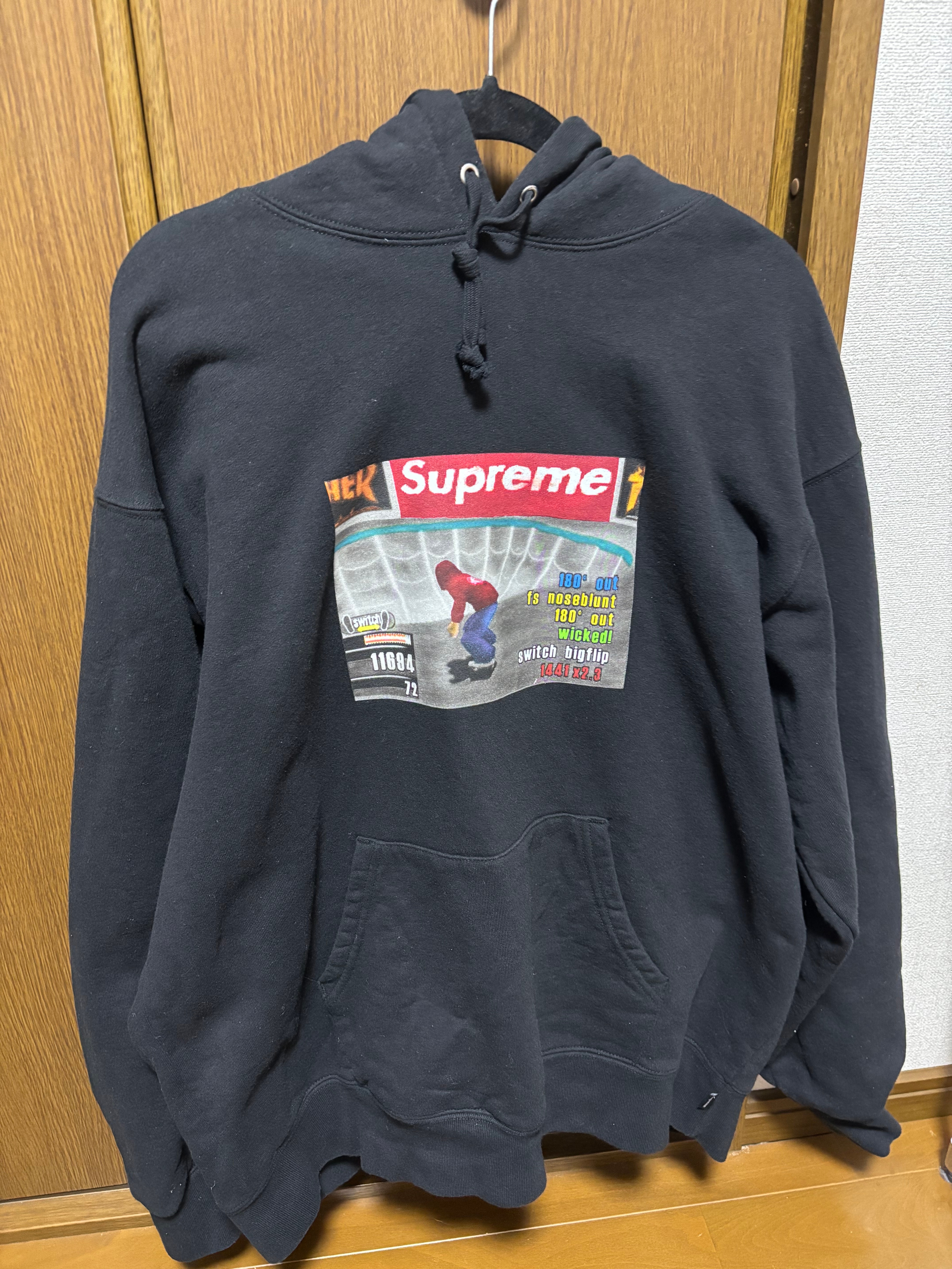 Supreme / Thrasher® Hooded Sweatshirt "Black"