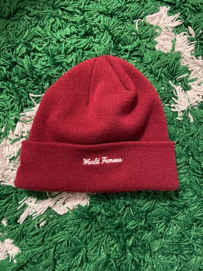Supreme New Era Box Logo Beanie "Cardinal"