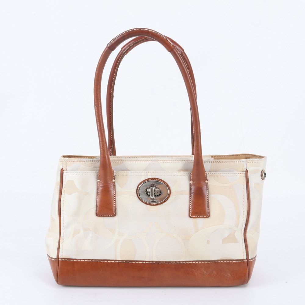 ■美品 コーチ シグネチャーターンロック 11820 ショルダーバッグ