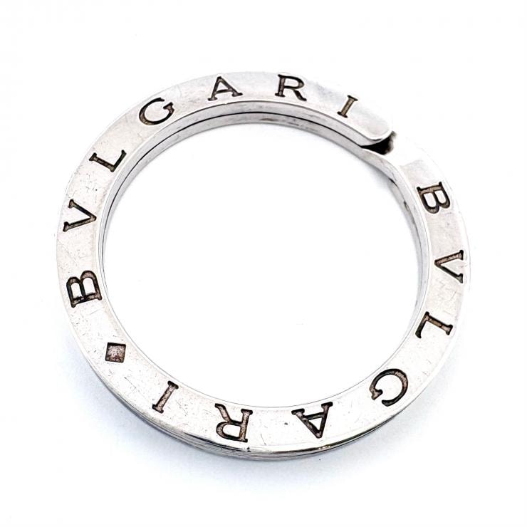C (やや傷や汚れあり)】BVLGARI シルバー925 キーリング Ag925 鑑定