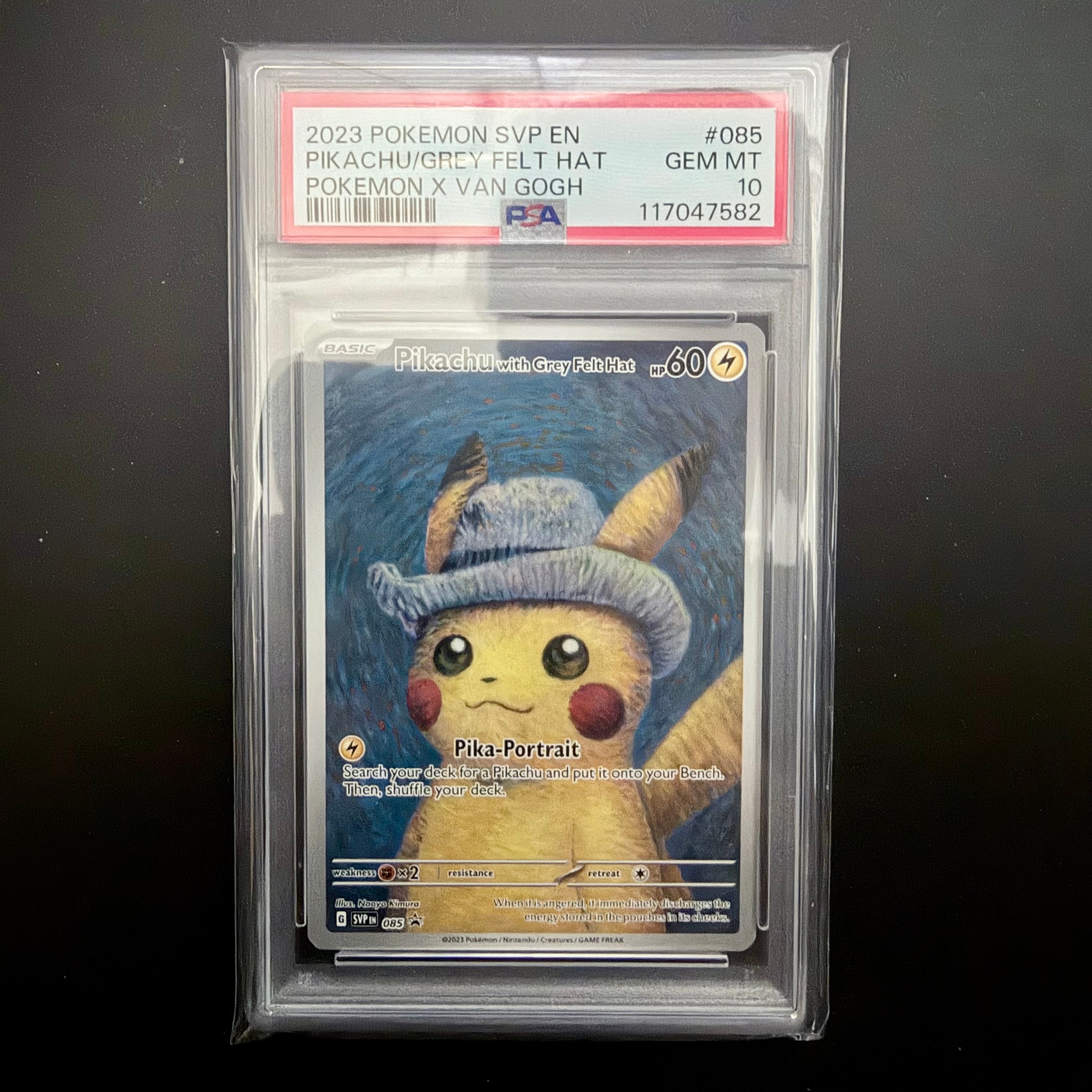 PSA10】ピカチュウ : プロモ [SVP EN 085](「ゴッホ展