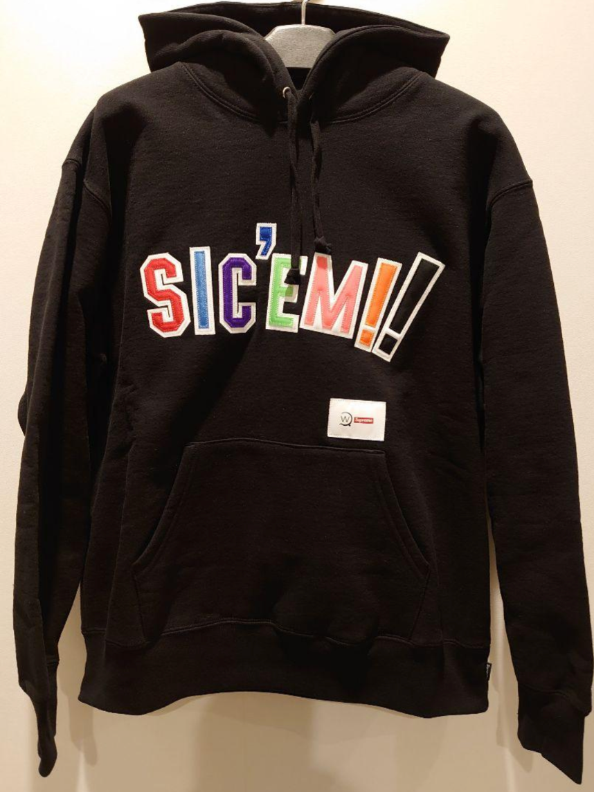 Supreme / WTAPS Sic'em! Hooded Sweatshirt "Black"