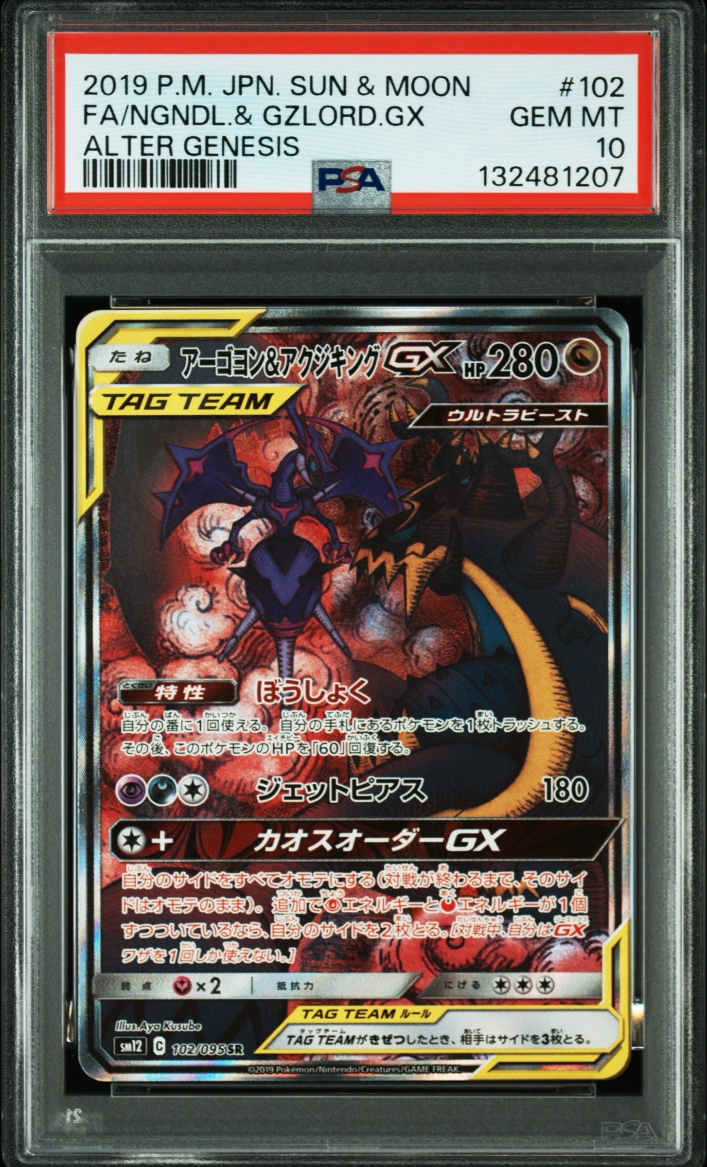 アーゴヨン&アクジキングGX SR: SA[SM12 102/095](拡張パック