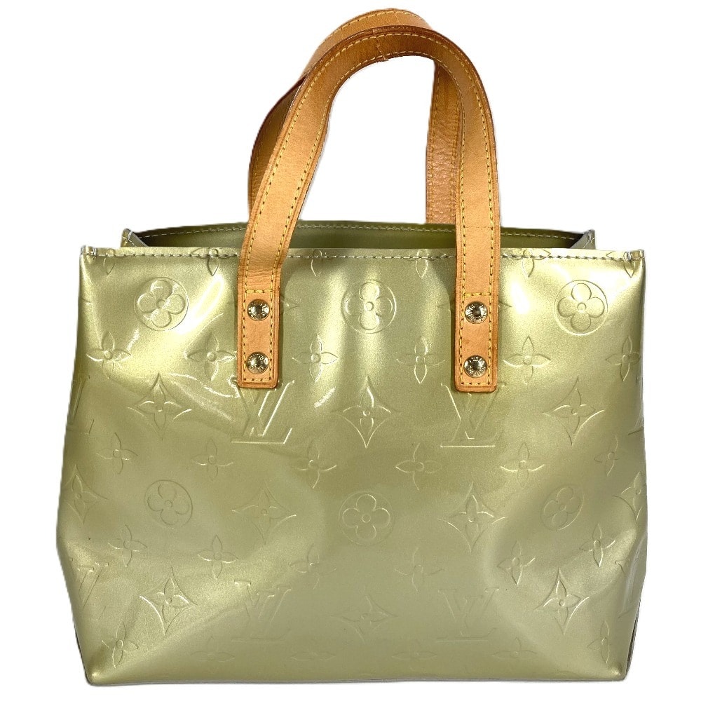 ルイヴィトン LOUIS VUITTON リードPM リード PM M91145 モノグラムヴェルニ カバン トートバッグ ハンドバッグ モノグラムヴェルニ グリ グリーン系