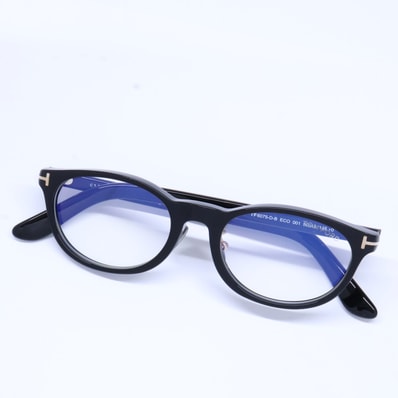 トムフォード TF6075-D-B ECO 001 ブルーライトカットレンズ オーバルシェイプ アイウェア 50□18 145