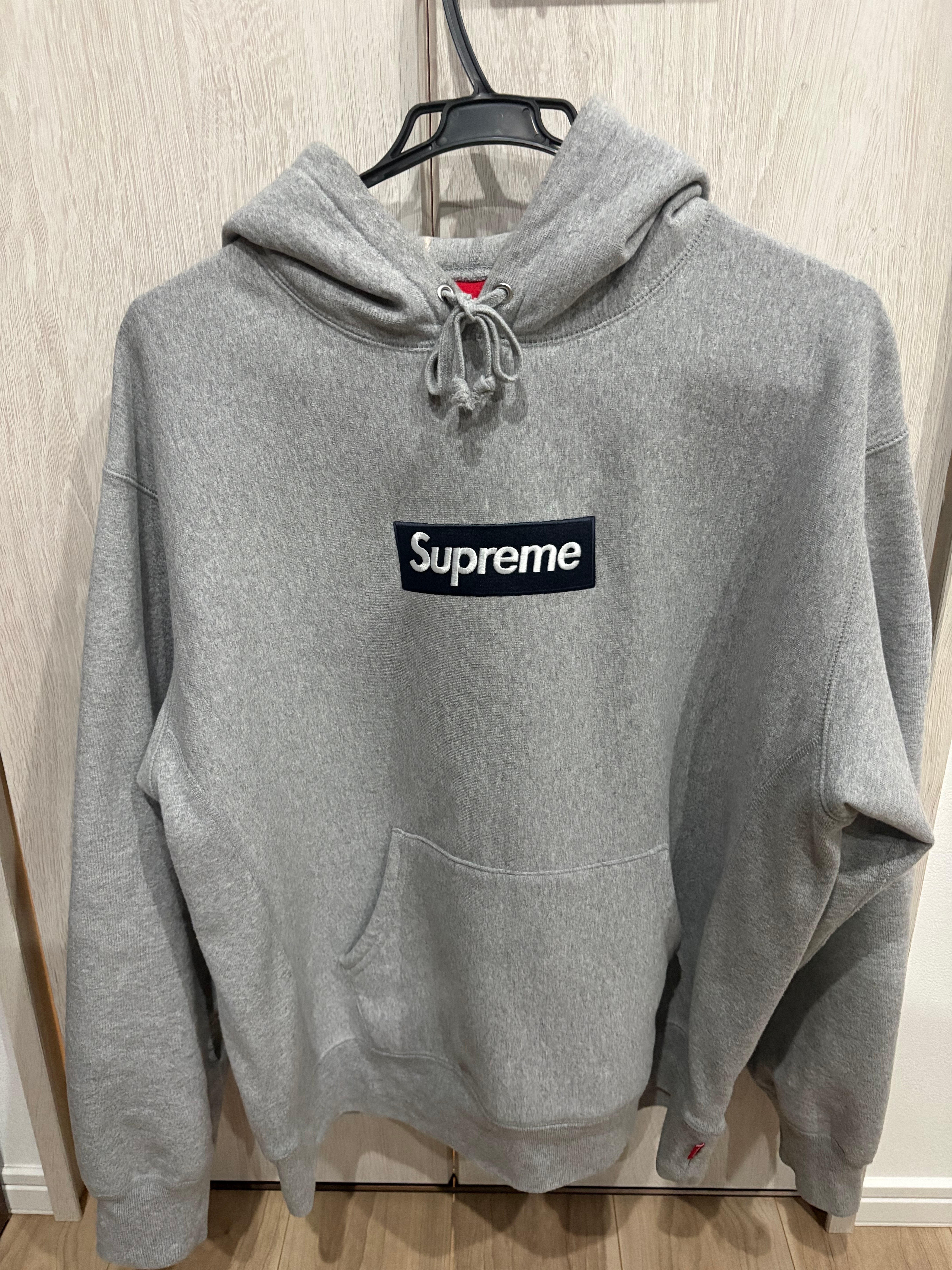 Supreme Box Logo Hooded Sweatshirt (25FW) "Heather Grey"