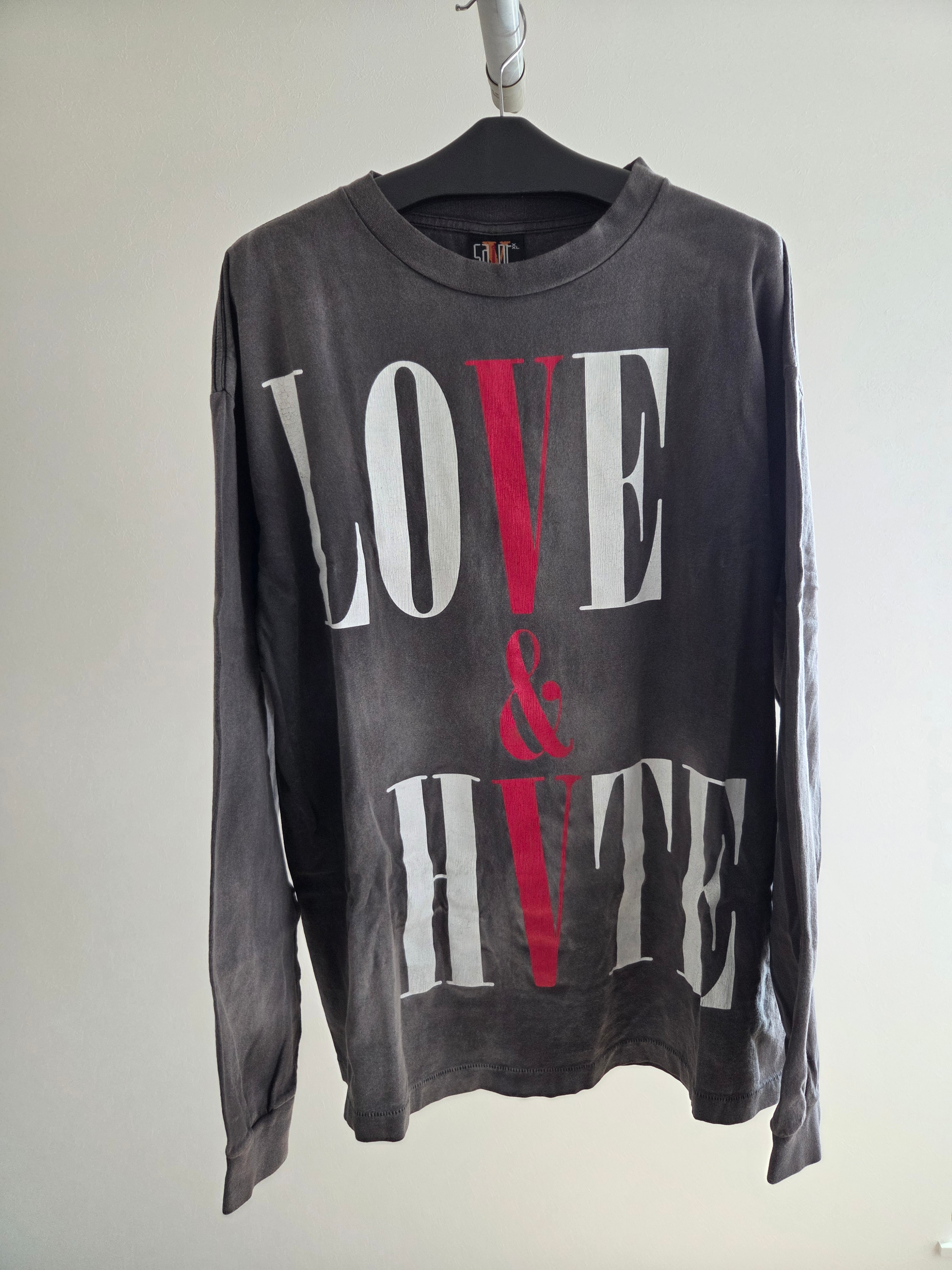 SAINT Mxxxxxx 22SS VLONE LS TEE "Black"