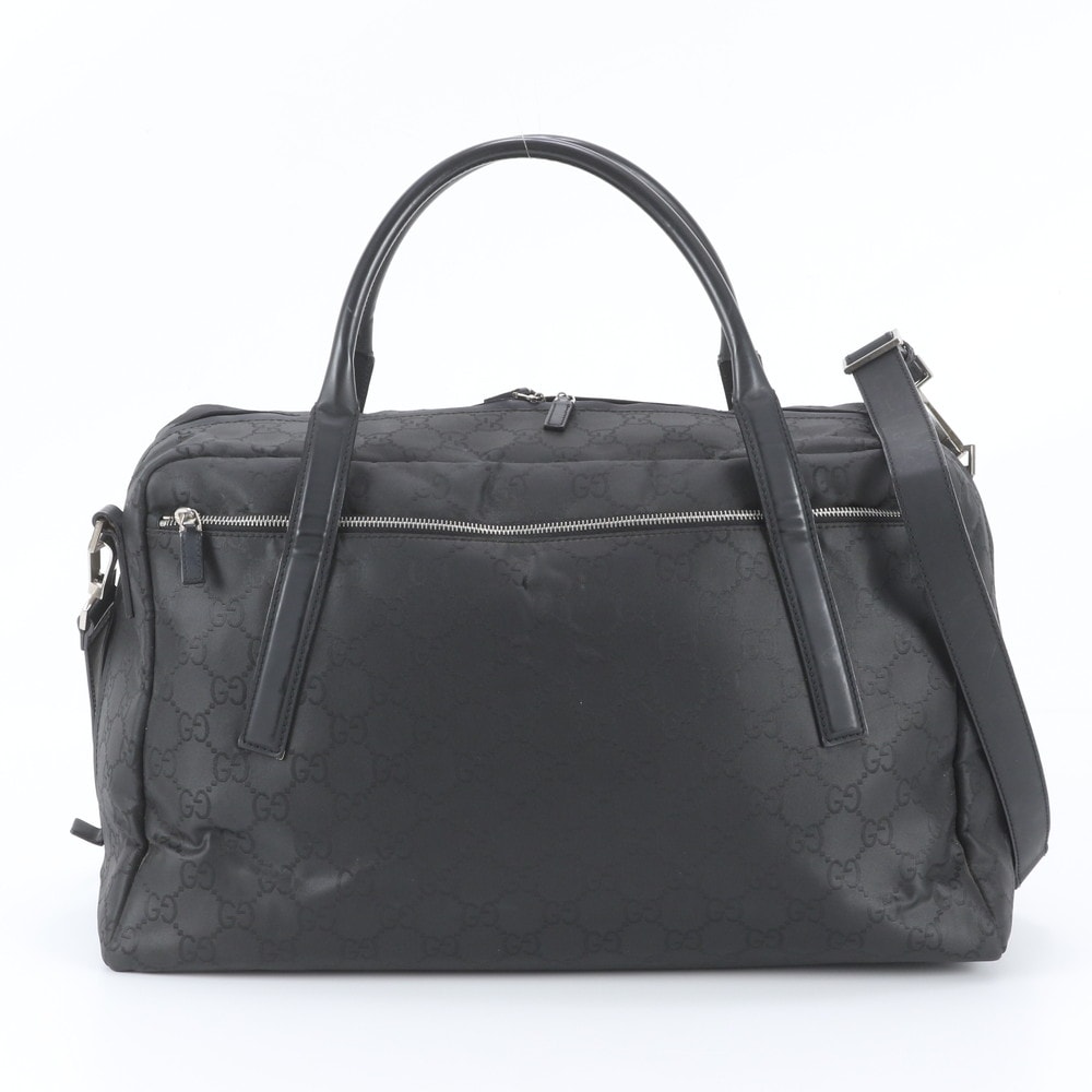 ■美品 グッチ GGナイロン 012 0391 ボストン バッグ