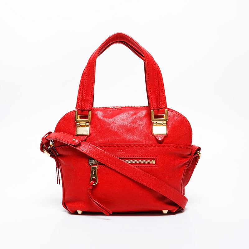 クロエ Chloe レザー 2way アンジー ハンドバッグ【中古】