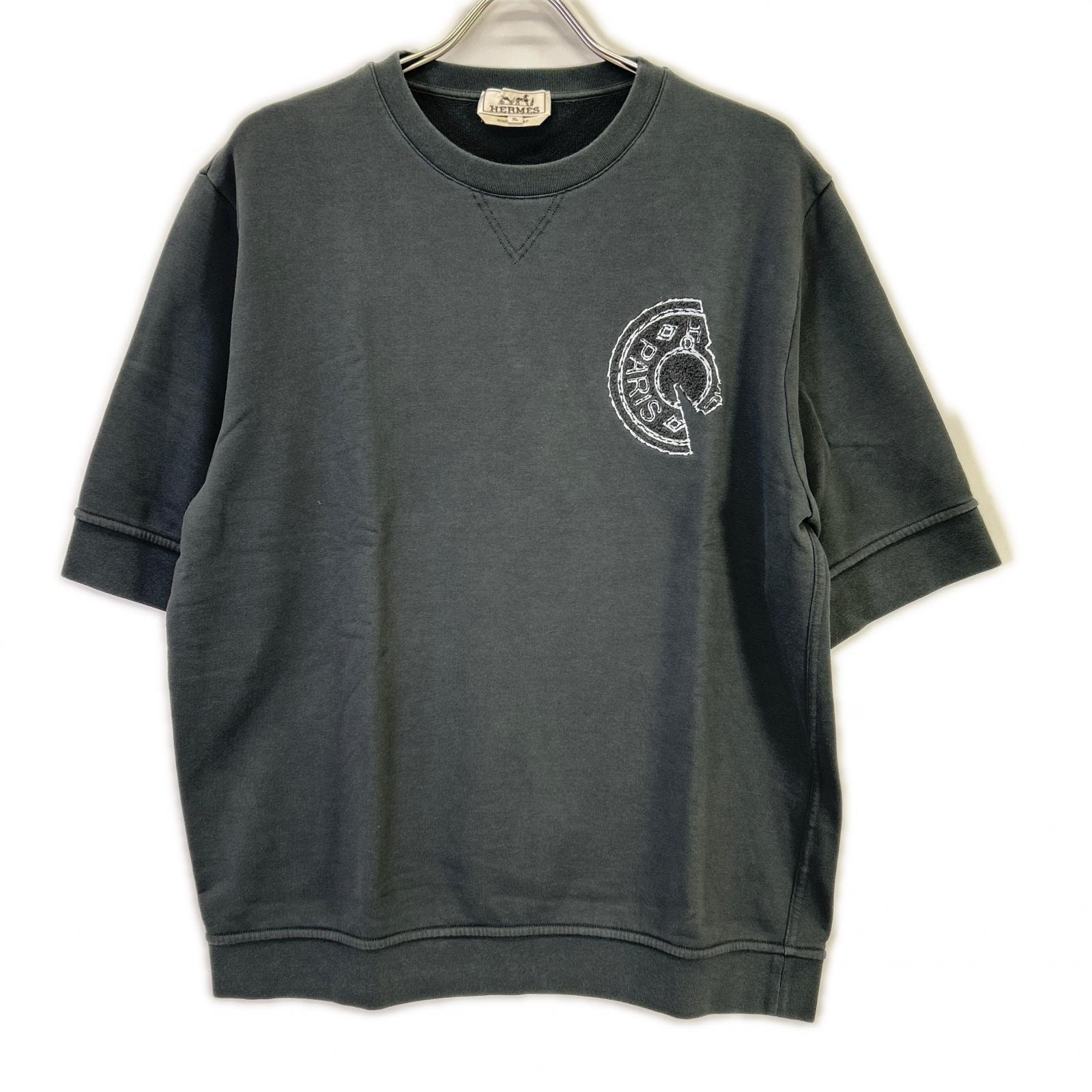 エルメス 25AW クルー・ド・セル セリエ スウェットTシャツ X L