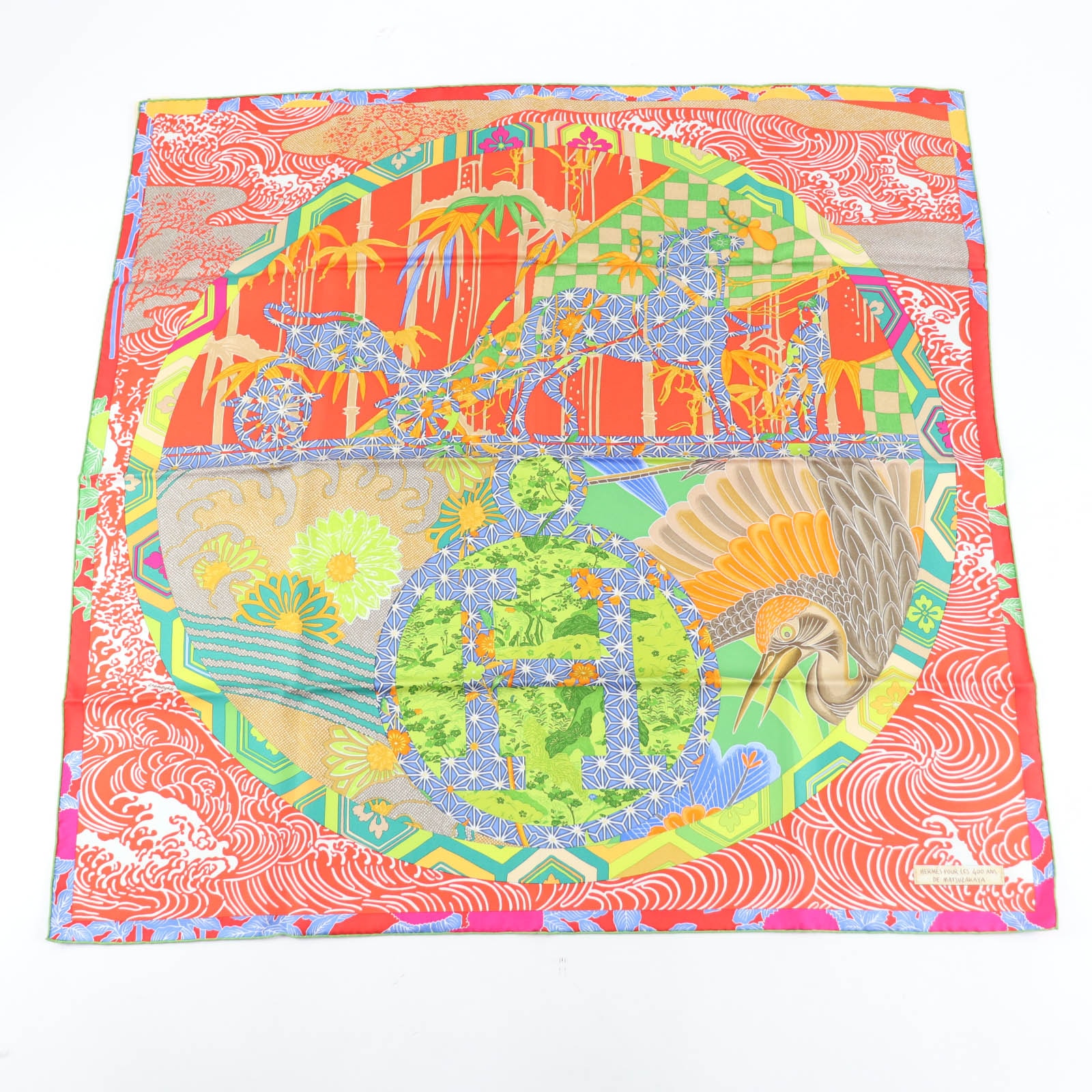 未使用品 エルメス スカーフ EX LIBRIS EN KIMONOS