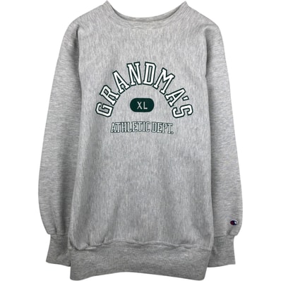 古着 90年代 チャンピオン Champion REVERSE WEAVE リバースウィーブ 刺繍タグ プリントスウェットシャツ トレーナー USA製 メンズXL相当 ヴィンテージ/eaa633784