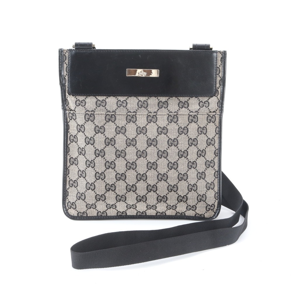 ■美品 グッチ GGキャンバス 019 0348 ショルダーバッグ