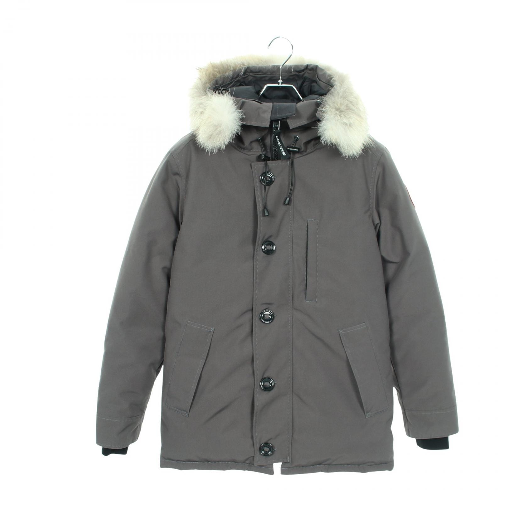カナダグース CANADA GOOSE CHATEAU PARKA FUSION FIT ダウンジャケット 衣料品 アウター ポリエステル / コットン メンズ グレー系 3426MA 【中古】