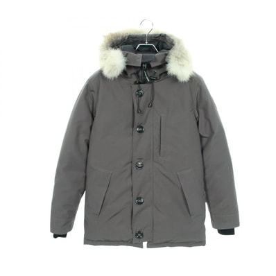 カナダグース CANADA GOOSE CHATEAU PARKA FUSION FIT ダウンジャケット 衣料品 アウター ポリエステル / コットン メンズ グレー系 3426MA 【中古】