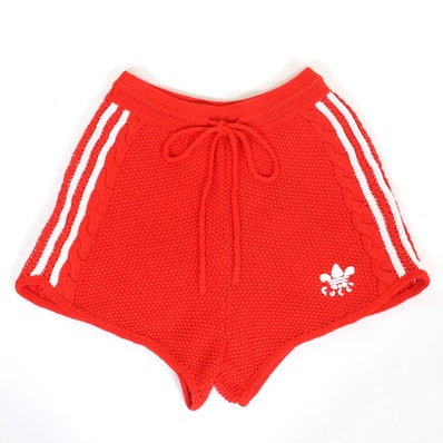 未使用品 グッチ×アディダス
ショートパンツ レッド レディース M 693835