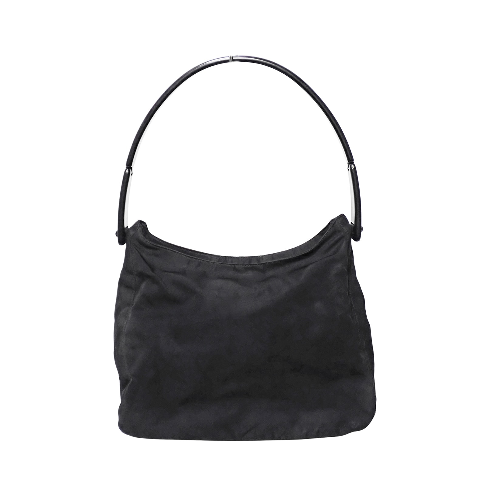 PRADA プラダ  ロゴ ナイロン ブラック  B8172  ブラック  レディース ハンドバッグ