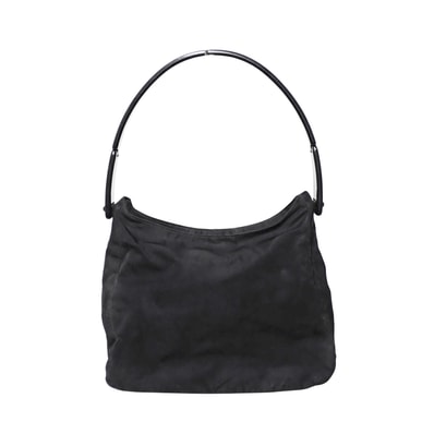 PRADA プラダ ロゴ ナイロン ブラック B8172 ブラック レディース ハンドバッグ