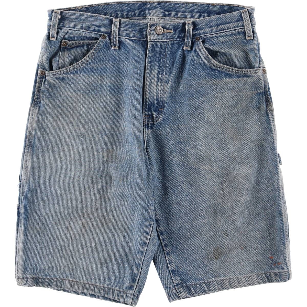 古着 ディッキーズ Dickies Relaxed Fit デニムペインターショーツ ショートパンツ メンズw32相当/eaa558469