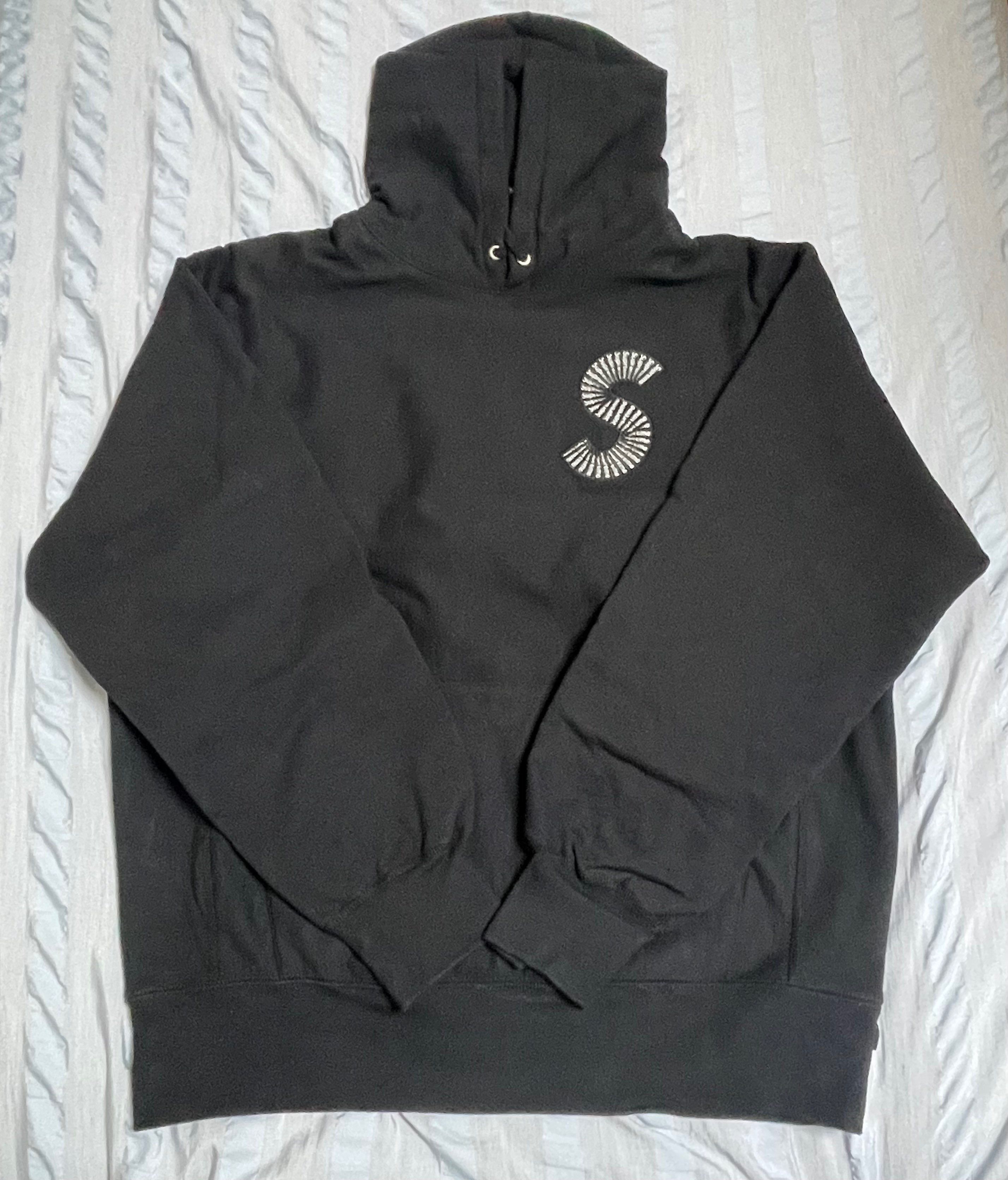 Supreme S Logo Hooded Sweatshirt "Black" (20FW)
