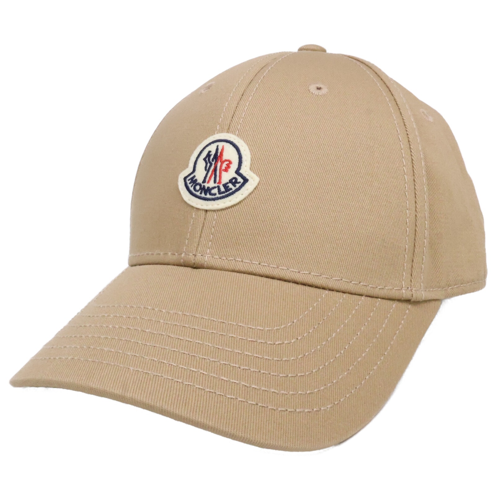 モンクレール 【新品同様/国内正規】25SS K10933B00055 04863 BASEBALL ロゴワッペン コットン 6パネル ベースボールキャップ